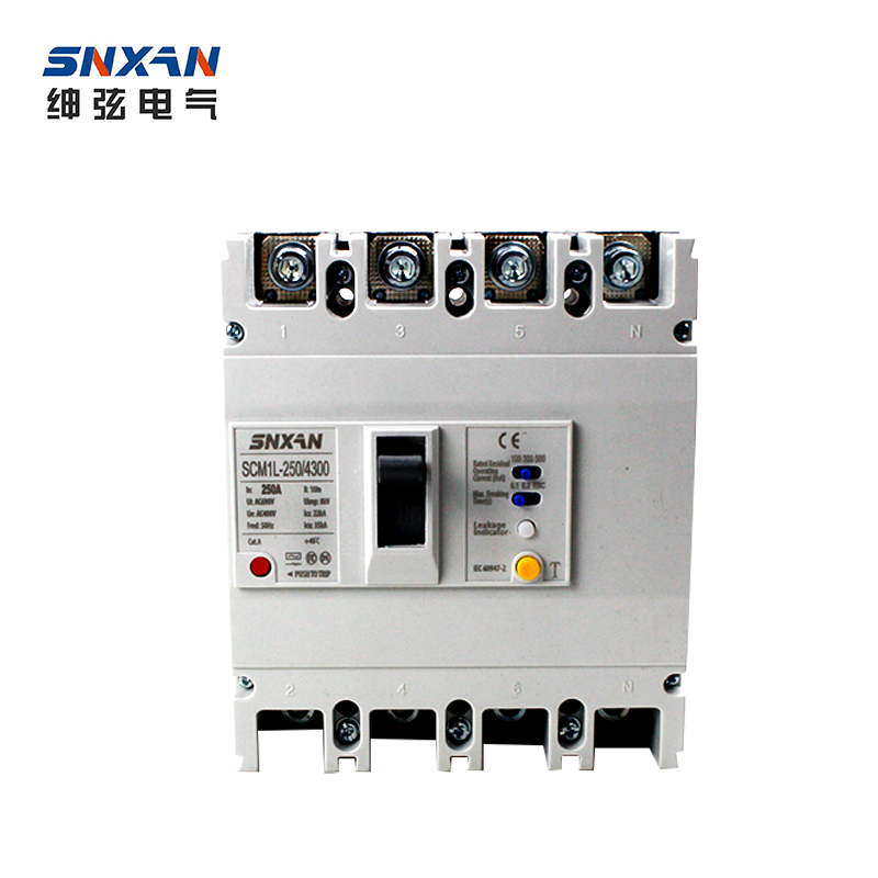 Durable Electronic MCCB - High Double Breakpoint Customizable Wholesale 4P 400A AC 400V SCM-400/4300 Factory Price Air Switch