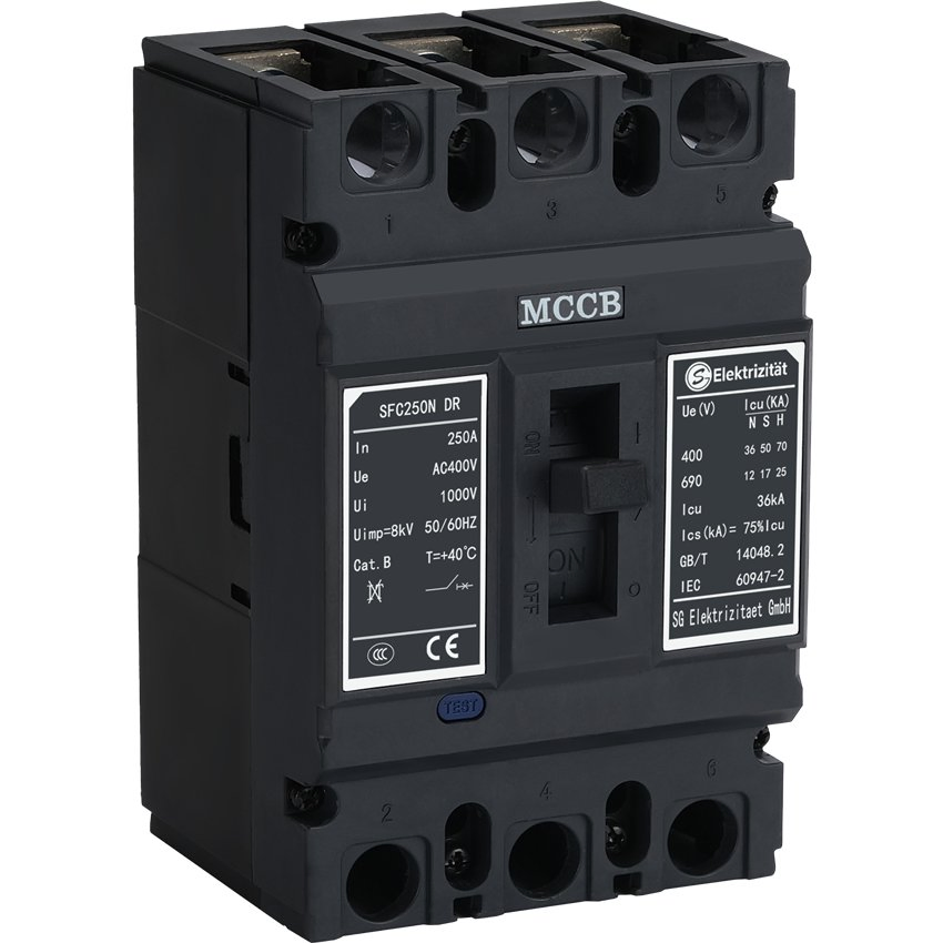 Anti Interference Stable Working Electrical Equipment Sfc Series Molded Case Circuit Breaker