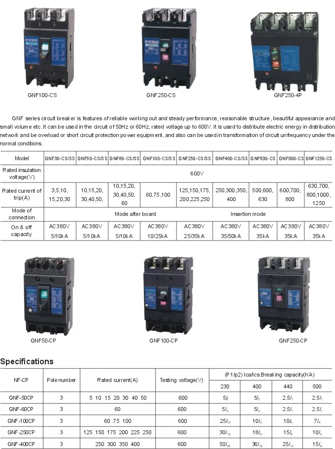 Molded Case Circuit Breaker 1
