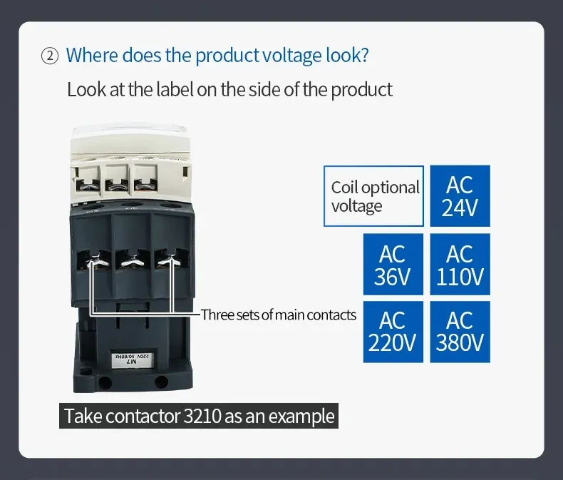 AC Contactor Mounting Specifications