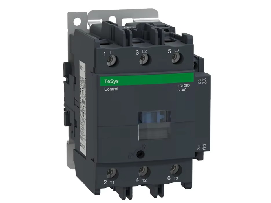 SCHNE1DER LC1D1506BD TeSys Deca Series 3-Pole 150A 24V DC Industrial Automation Contactor DIN Rail Mount 50/60Hz