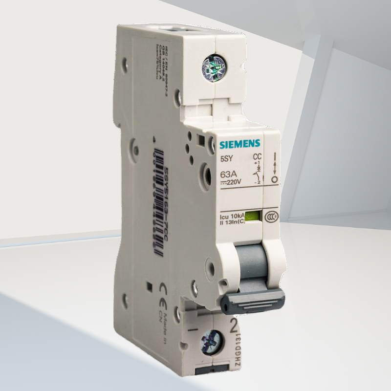 Original New SIEMENS Miniature Circuit Breaker MCB 5SY6413-7CC 4P Copper 6kA 230/400V AC Rail Mounting 50/60Hz Protects