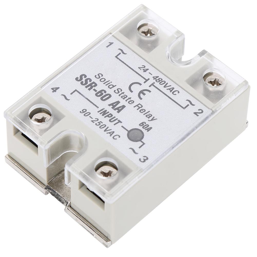 Ssr-60da-h High voltage 480V control voltage 3-32VDC single-phase SSR solid-state relay