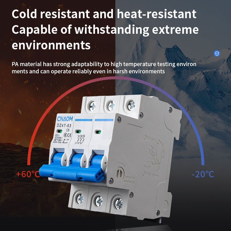 Hot Selling Miniature Circuit Breaker DZ47-63 Power Circuit Breaker 1p 2p 3p 4p Household air Leakage protection Device