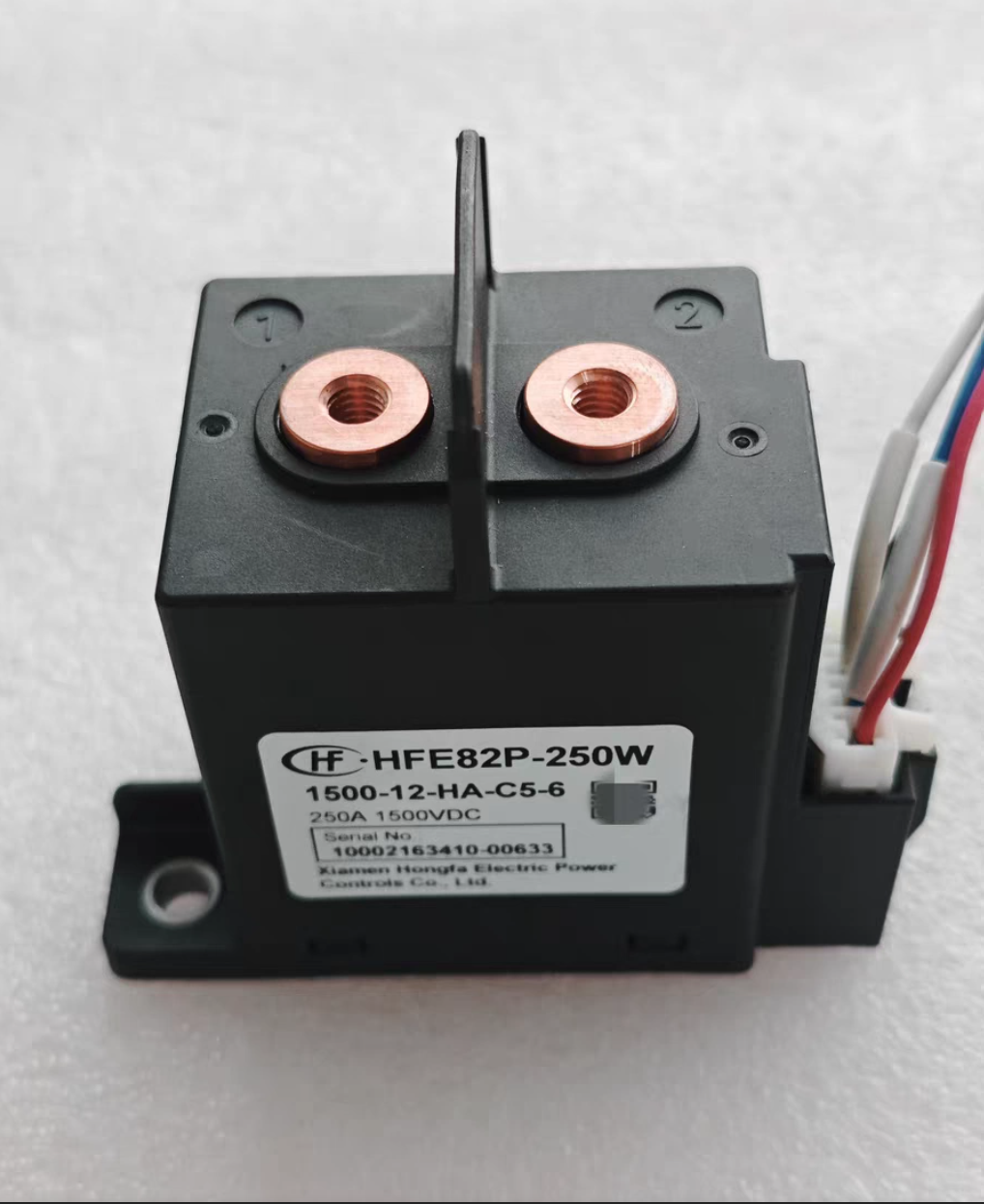 HFE82V-20 HONGFA High Voltage DC Contactor 450V 750V 1000V 20A Contactor Relay Contactor 24V DC 12V DC HFE82P-20/1500-24-H-Q2M-1