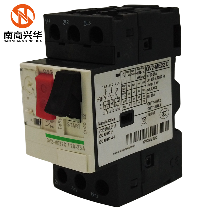 Schneider New Original GV2-ME22C Manual Motor Starter 20-25A TeSys Motor Protection MPCB