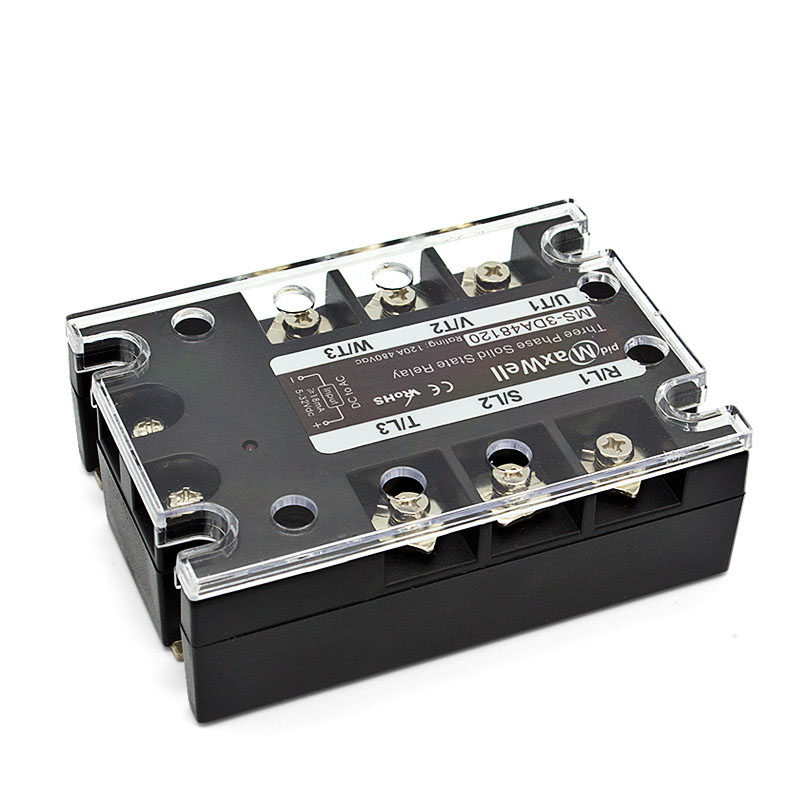 High Quality 3-Phase 40A Solid State Relay Industrial Grade Miniature Size with CE Certificates Sealed for Protection