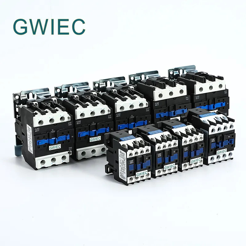 CJX2-0910 AC Contactor 9A 1NO 1NC 220V 380V Electrical 1 3 Phase Single-Phase Power Magnetic Contactor