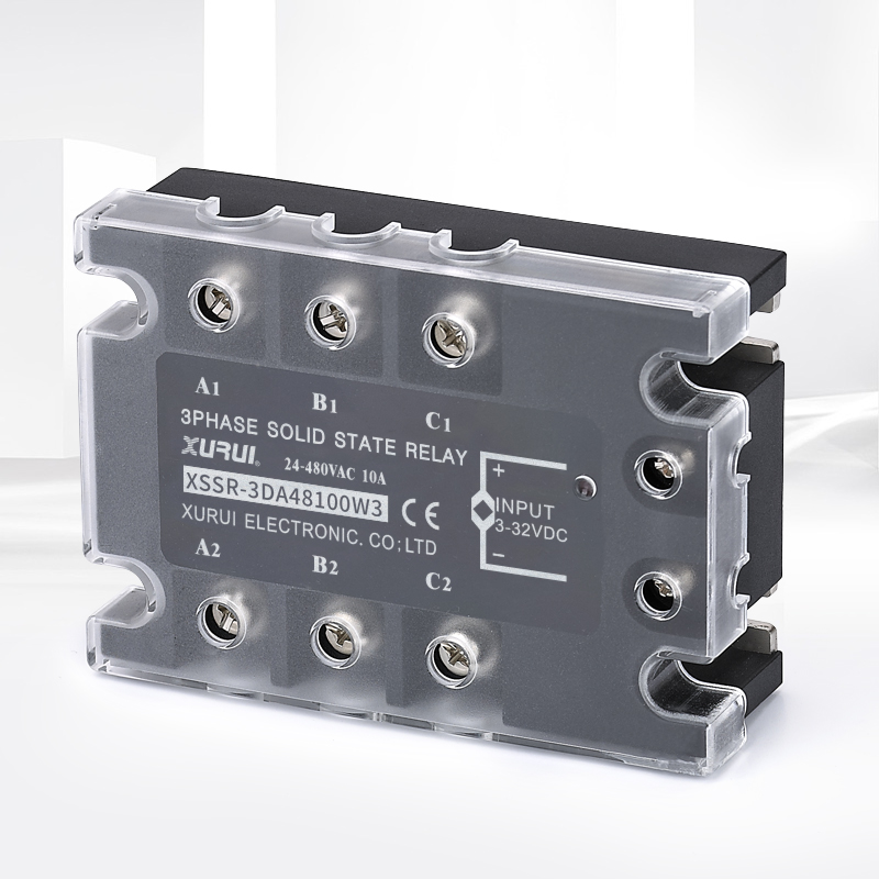 XSSR-3DA48100 3 Phases Solid State Relay / 24vdc Relay / Direct Current Voltage Regulator