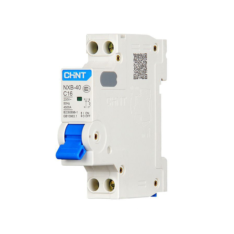 Single-phase CHINT 1P AC MCB Miniature Circuit Breaker 250V Single Pole DIN Rail Type Copper 6kA Breaking Capacity