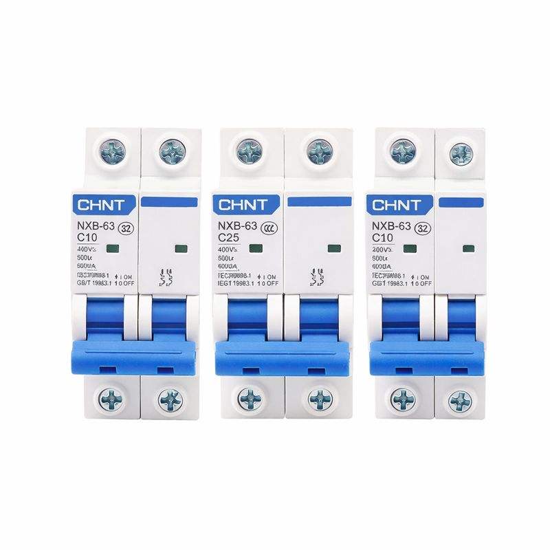Chint NXB-63 Miniature Circuit Breaker 1P 2P 3P 4P Variants C1 C2 C3 C4 C6 C10 C16 C20 C25 C32 C40 C50 C63 CHINT NXB-63