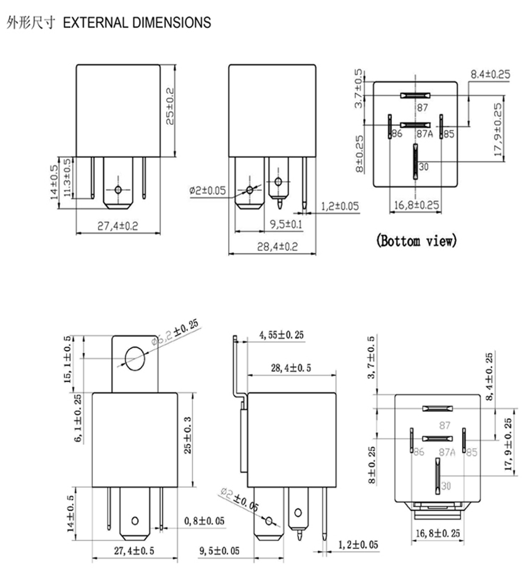 ABILKEEN Top Sale Dust Proof Auto Solid-state Relay 27VDC 70A Large Current 1NC Mini Automotive Relay