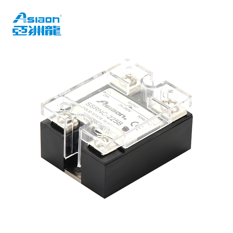 Asiaon Hot Sale High Quality SSR Control 24V-280VAC 24V-380VAC 24V-480VAC 5-80A Solid State Relay SSR Relay SSRNC