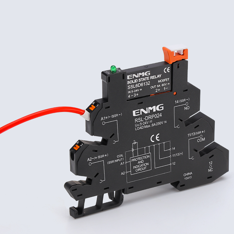 ENMG Ultra Thin Solid State Relay Module with Short Connecting Strip 24VDC Compatible