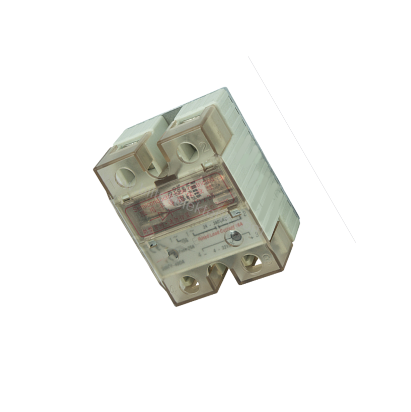 SSR-F-25DA-H Built-in Fuse DC to AC High Voltage Solid State Relay 4-32VDC Input 90-480VAC 25A Panel Mount SSR Module