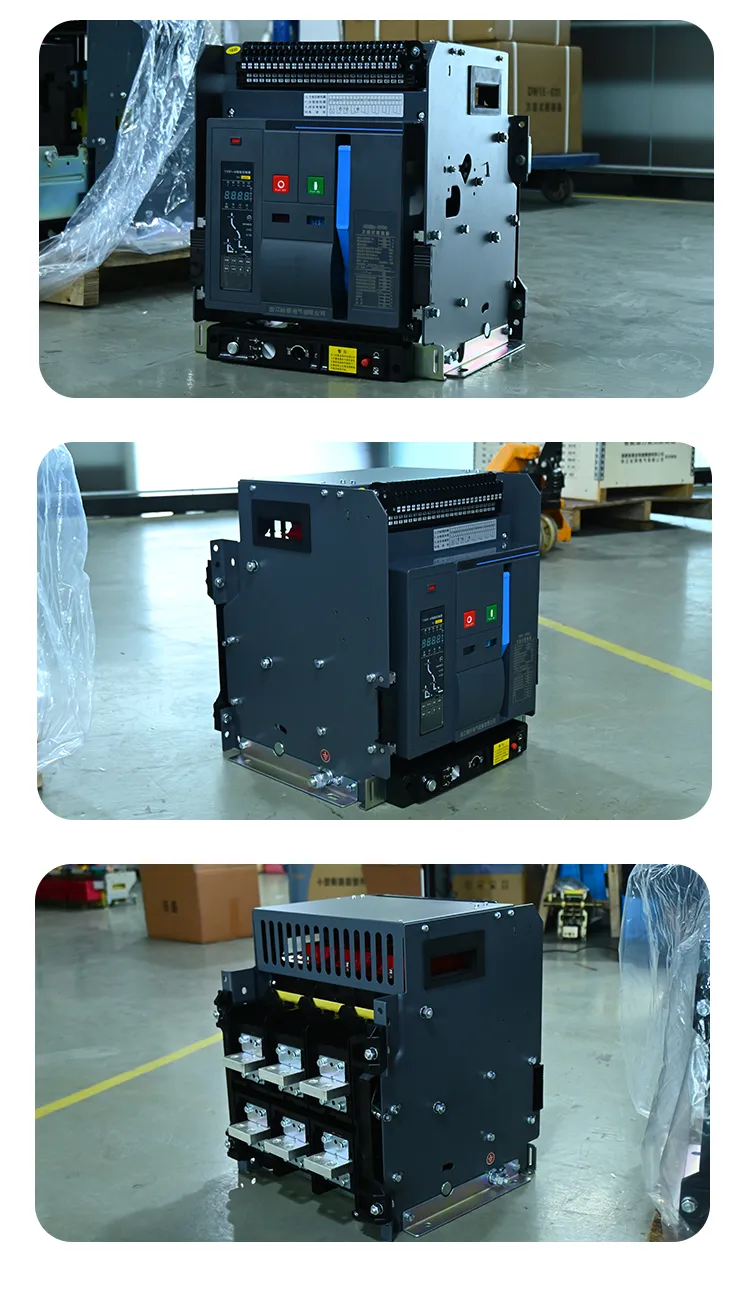 Intelligent Universal Air Main Switch Frame Drawer Type Circuit Breaker Low Voltage Dw45/Cw1-2000/3p4p