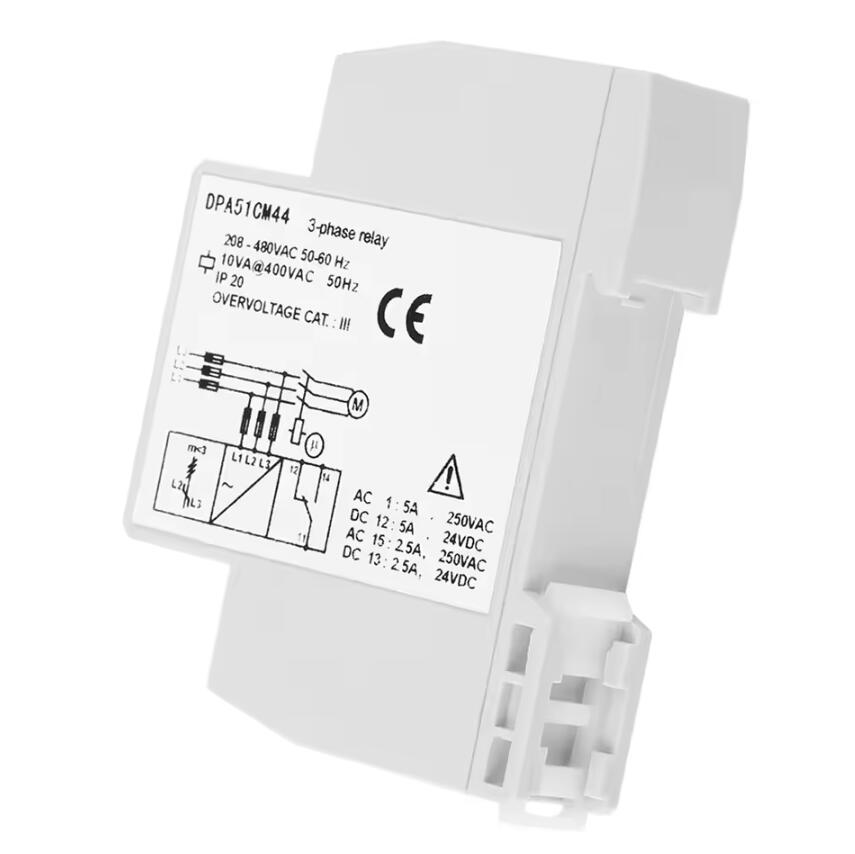DPA51CM44 3P Phase Failure Relay Solid Phase Sequence Monitoring Relay
