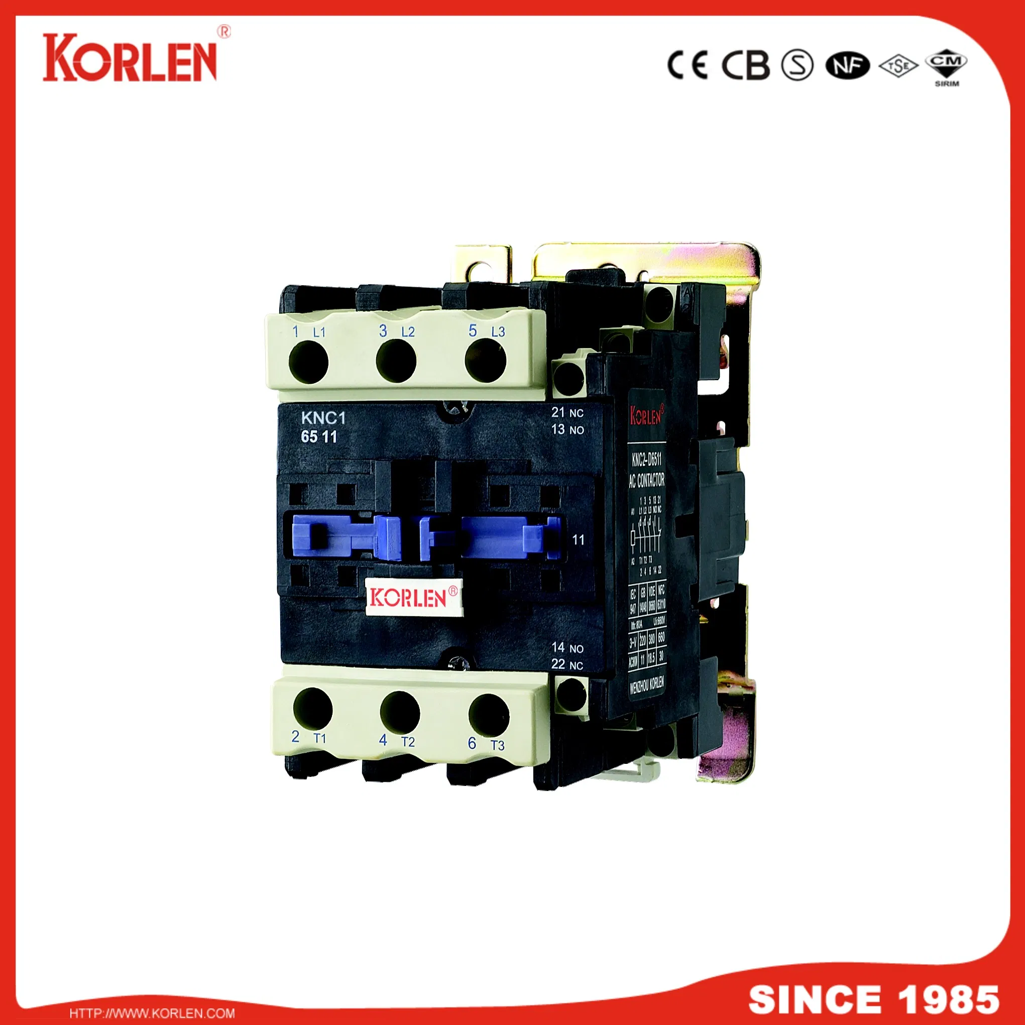 Cjx2 AC Contactor with Good Material IEC60947-4-1
