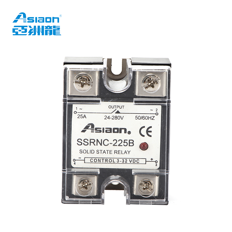Asiaon Hot Sale High Quality SSR Control 24V-280VAC 24V-380VAC 24V-480VAC 5-80A Solid State Relay SSR Relay SSRNC