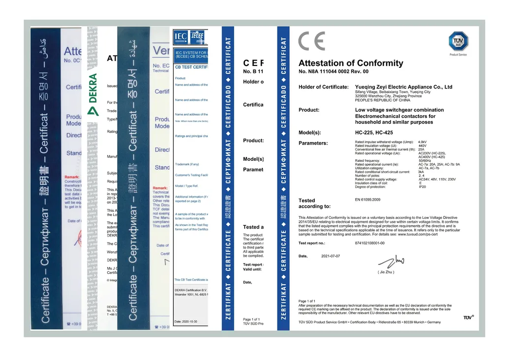 Certificates