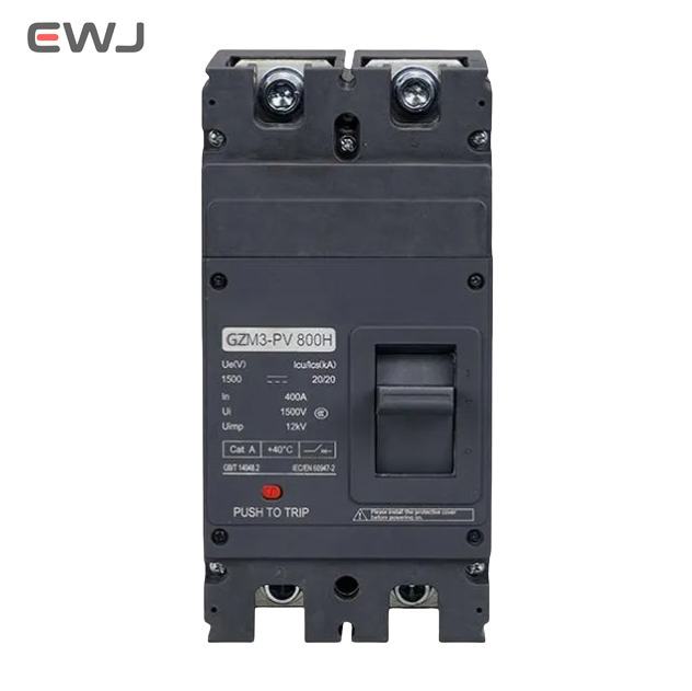 500V 800V 1000V Wall Mounted Air MCCB Molded Case Circuit Breaker