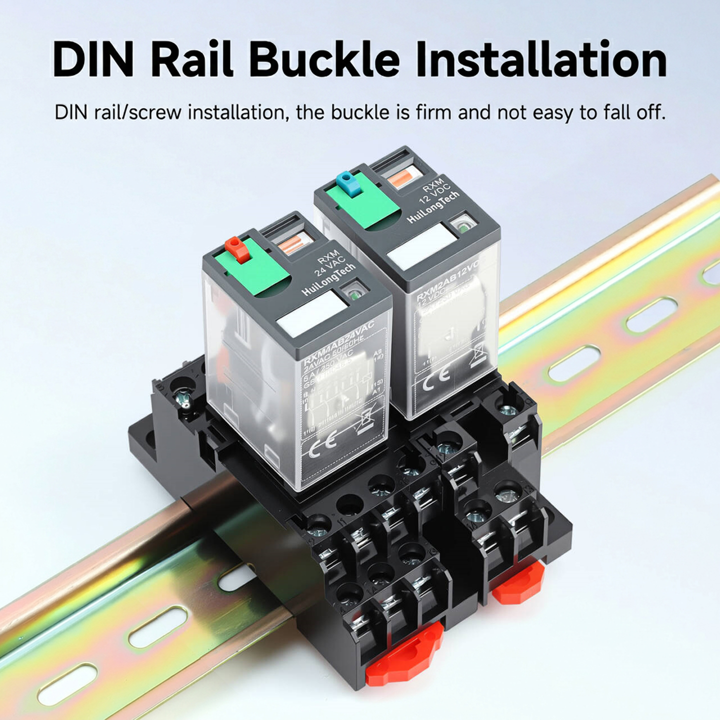 Power Relay 8-Pin 14-Pin Intermediate Relay With 5A Electromagnetic Relay Mini Power For 24VAC/110VAC/220VAC 5A 14-Pin