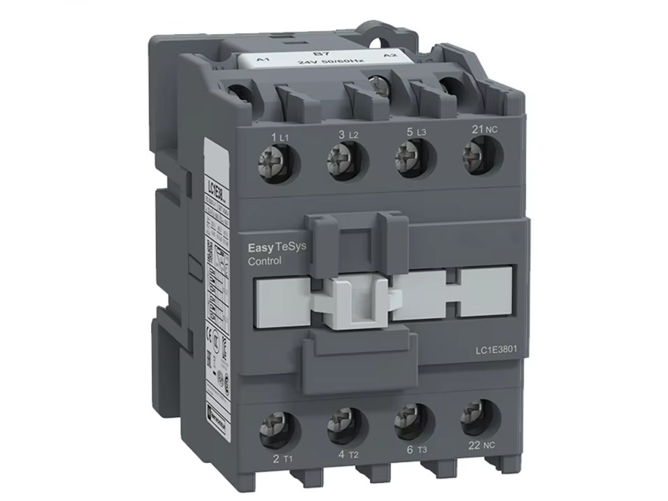 SCHNE1DER LC1D1506BD TeSys Deca Series 3-Pole 150A 24V DC Industrial Automation Contactor DIN Rail Mount 50/60Hz