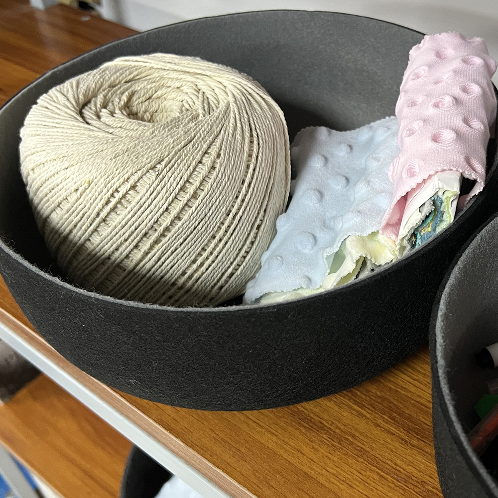 Felt Storage Bins Configuration