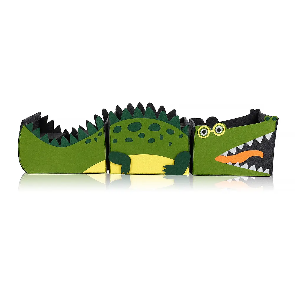 Buy New Arrival Dragon Design Felt Storage Basket Live Room Toy Felt Storage Basket Factories, Exporters