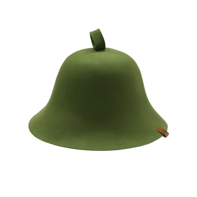 China New Arrival Luxury Merino Wool Soft Reusable Custom Embroidery Logo Sauna Hat for Cooling and Hair Care Unisex Adult Exporters, Quotes
