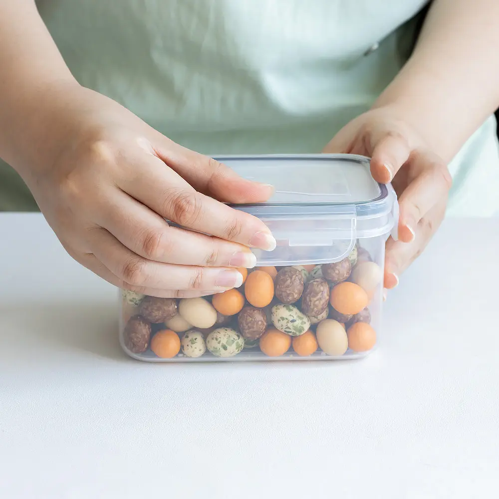 Discount Different size Transparent Plastic Food Storage Boxes Cereal Container Dry Food airtight food storage bin Factory, Companies