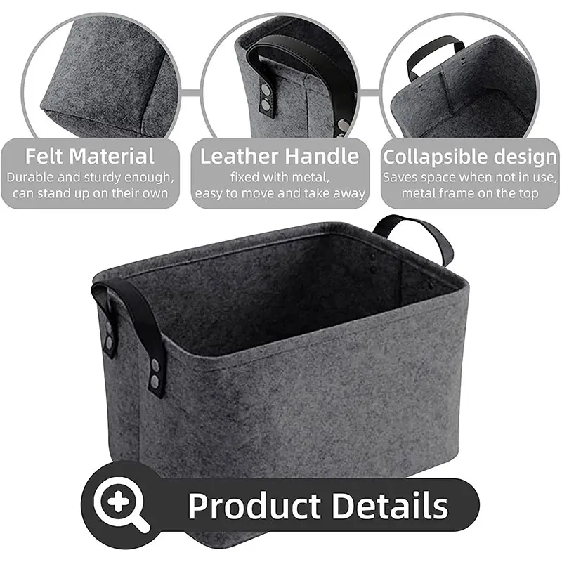 Felt Storage Basket Specification Image 2