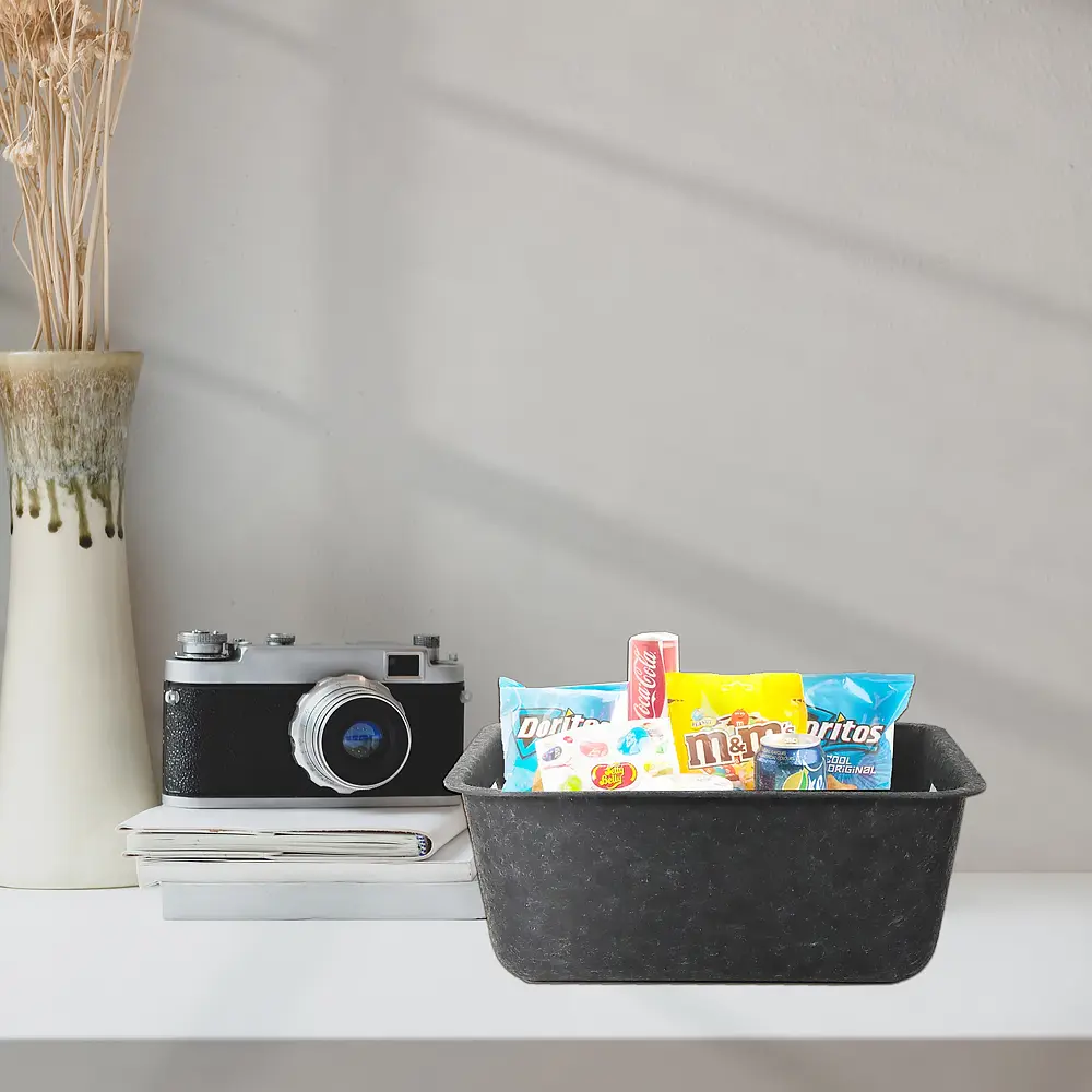 Custom Color Felt Storage Basket Big Size Modern Organiser for Bedroom Tableware No reviews yet