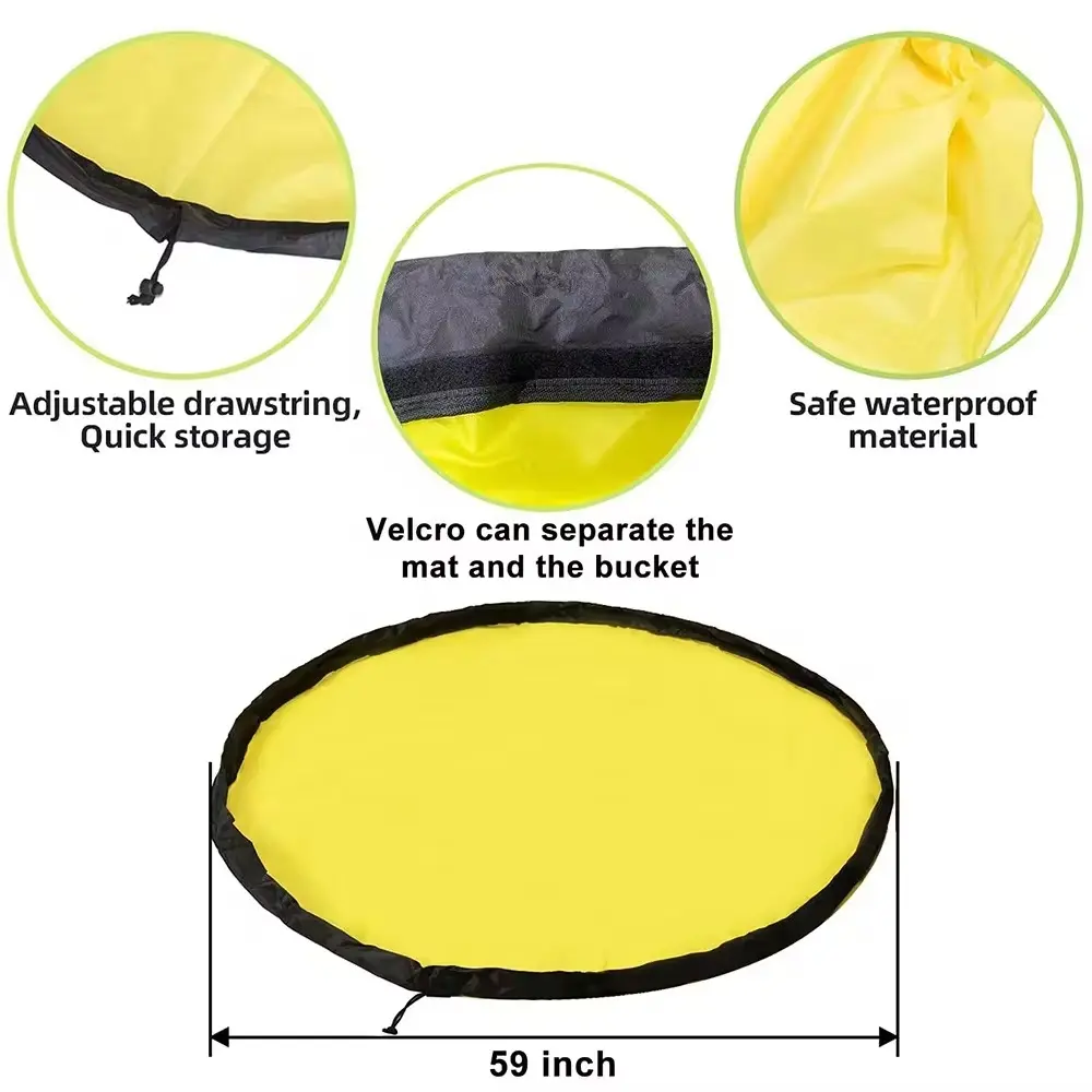 Wholesale High Quality Children Toy Storage Box Storage Mat Large Capacity Toy Storage Basket And Toy Play Mat