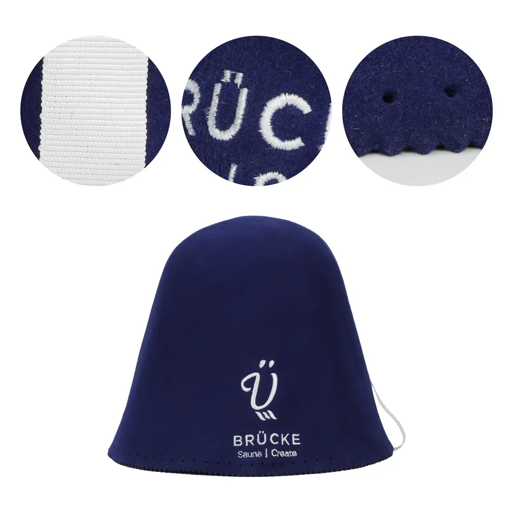 felt sauna hat