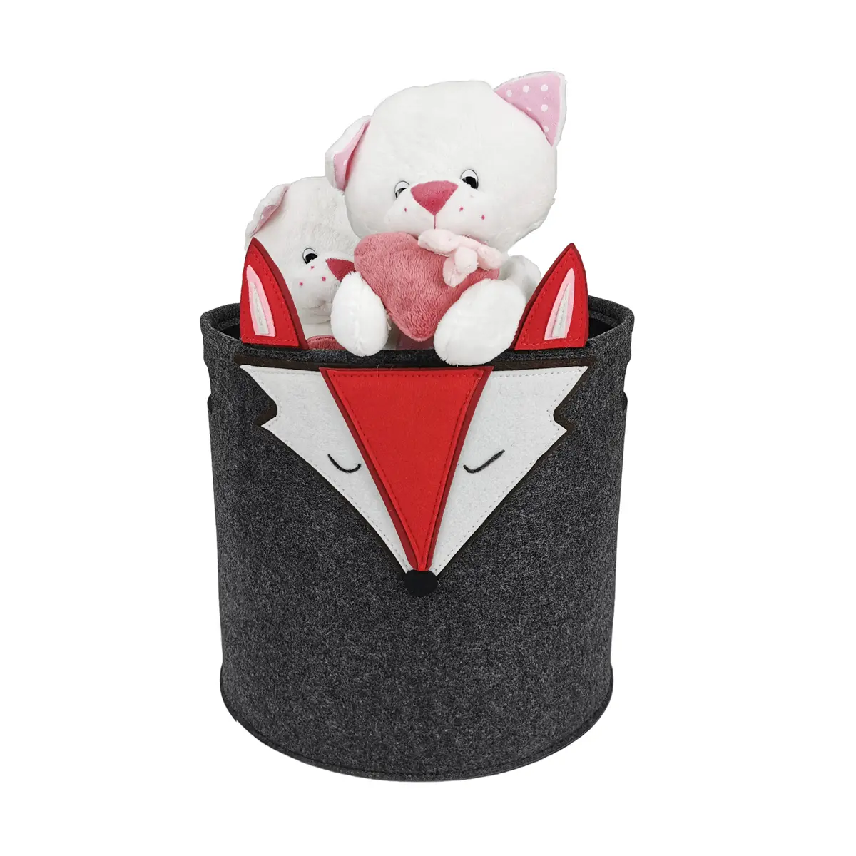 Custom Customized foldable felt cute animal laundry toy storage box children's storage basket Supplier, Pricelist