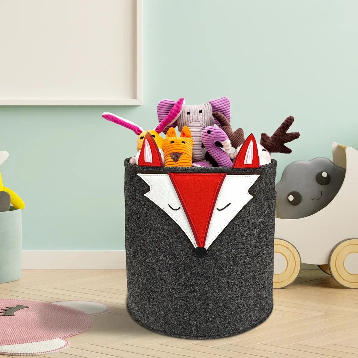 Felt storage basket (1)