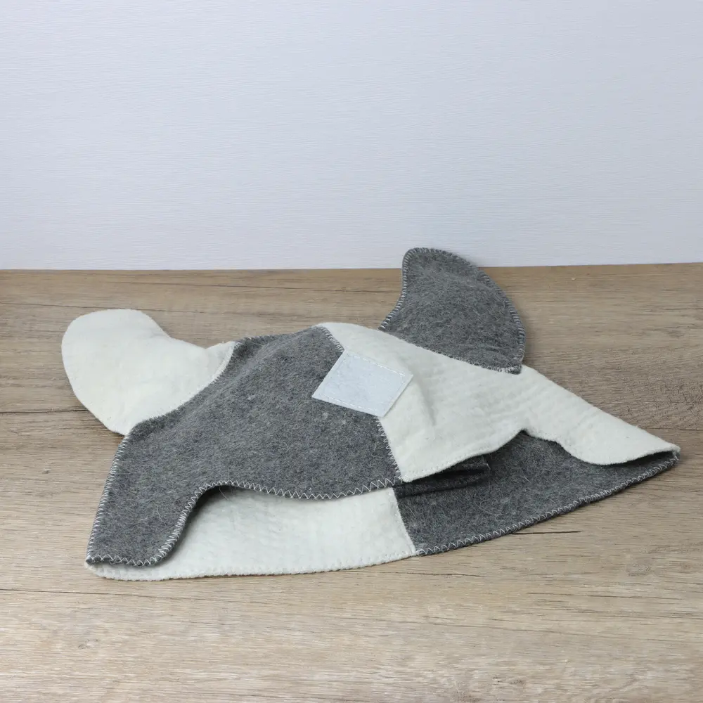 Cheap New Design 100% Wool Eco-Friendly Reusable Soft Luxury 2mm Thick Wool Felt Sauna Hats for Hair Care Quotes, Companies