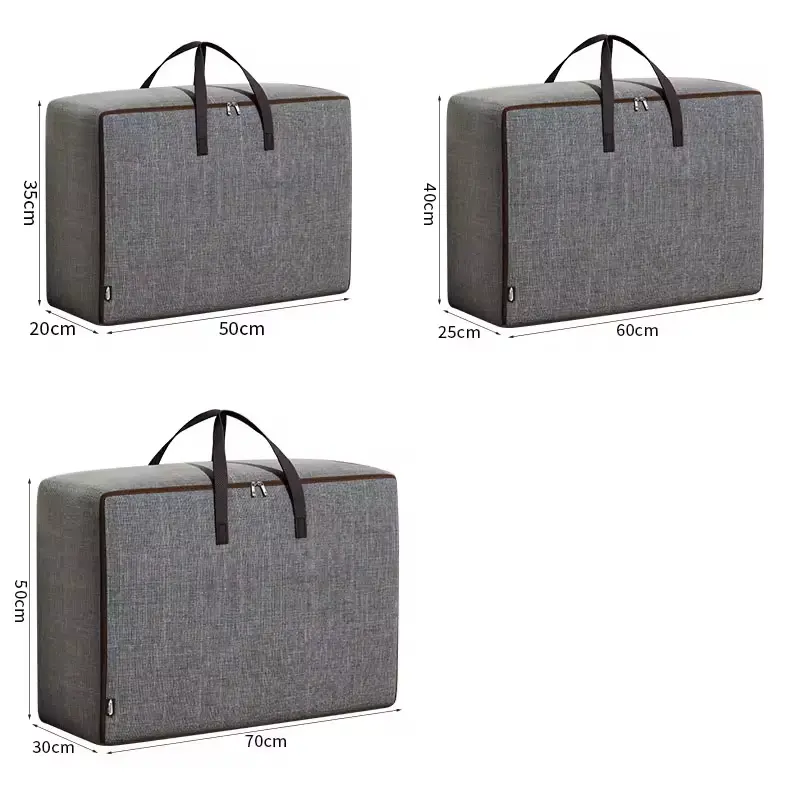 Light Grey Oxford Fabric Material Bedding Bag