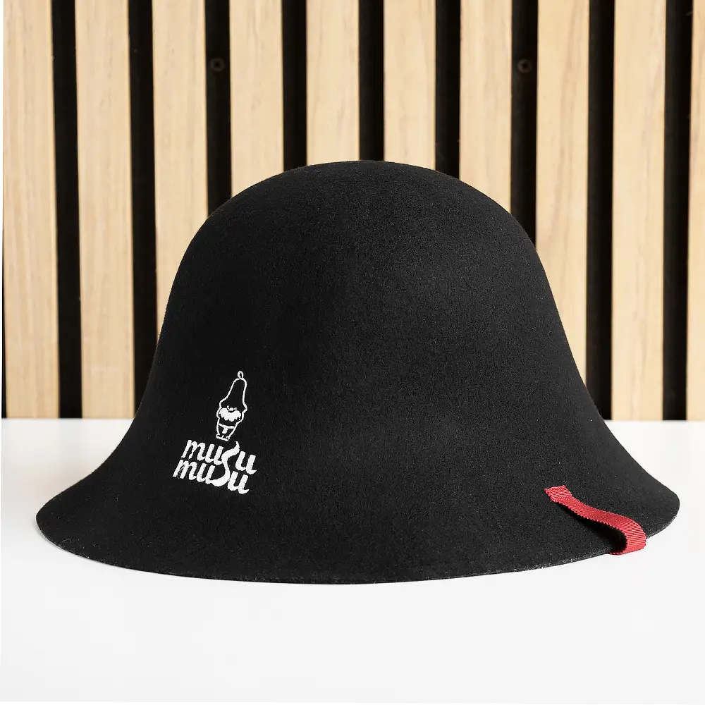 ODM Premium Wool Felt Sauna Hat | Multicolor Options (Beige/Grey/Black) with Embroidered Design & Secure Chin Strap Suppliers, Quotes