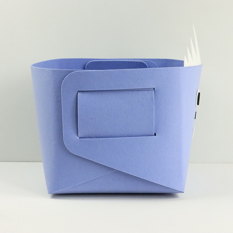 Felt Toy Storage Basket Detail 2