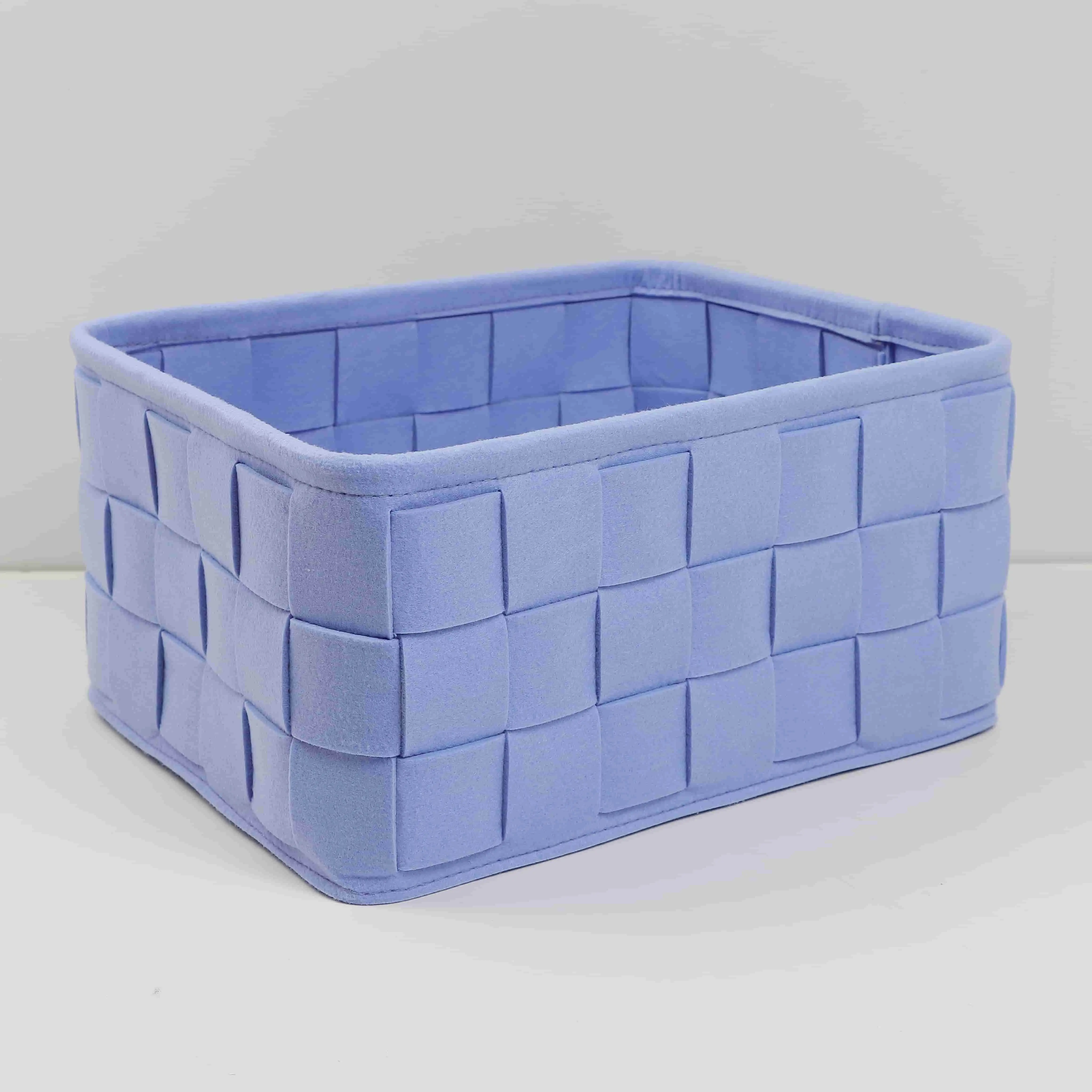 Wholesale Good Quality Felt Storage Organizer Multi-functional Home Office Desk Storage Basket Sets