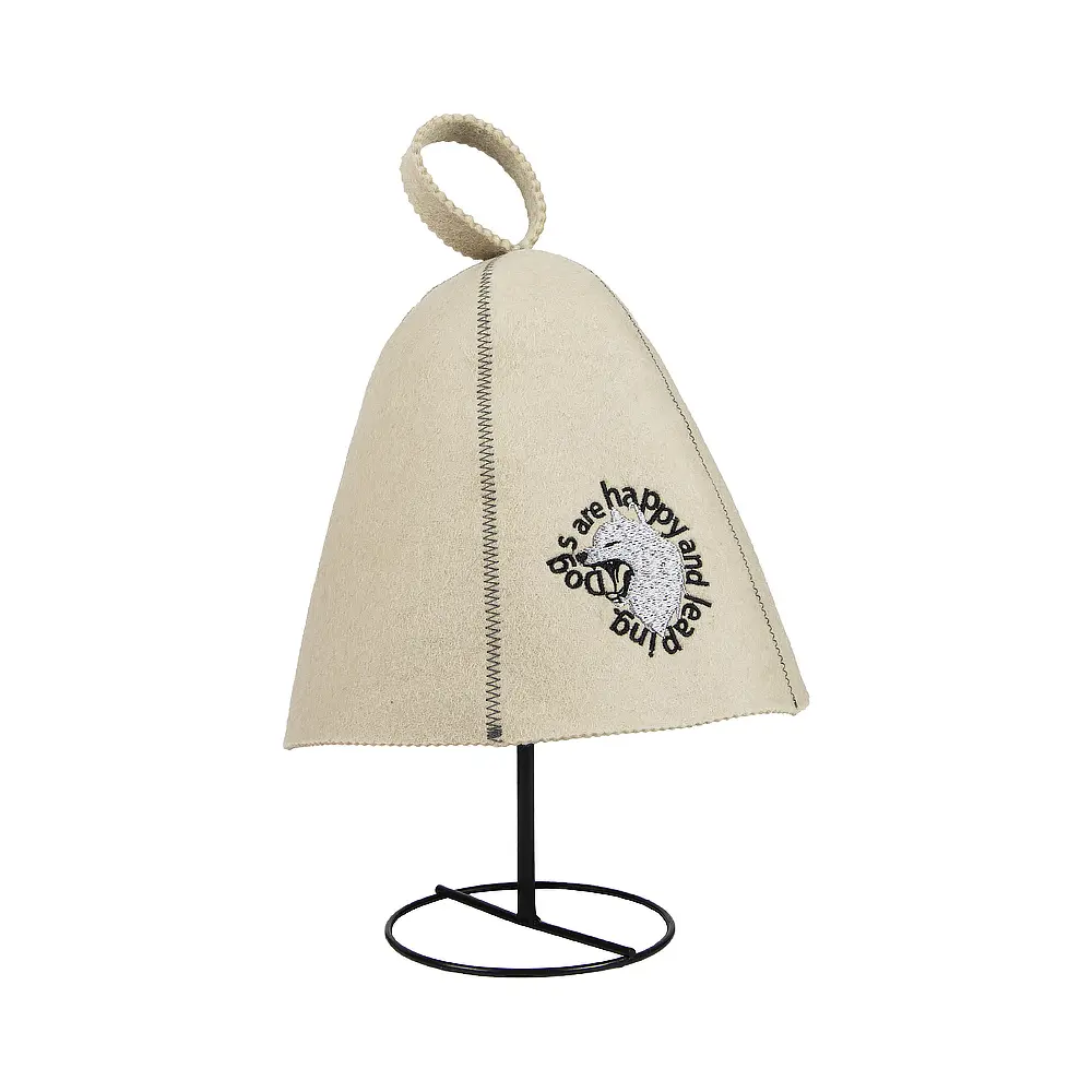 CE Certification Hot-selling Custom LOGO Color Sauna Hat in Sauna Room Japanese Russian Banya Hot Steam Sauna Hat Exporter, Service