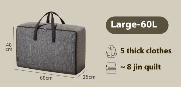 Wholesale Large Capacity Oxford Cloth Storage Bag for Quilts & Clothes Modern Foldable Home Organizer Oxford Fabric Material Bedding Bag