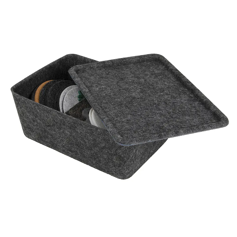 CE Certification Small Shallow Felt Storage Box Desk Drawer Organizers Dividers for Office Closet Cabinet Makeup-for Living Room Manufacturers, Products