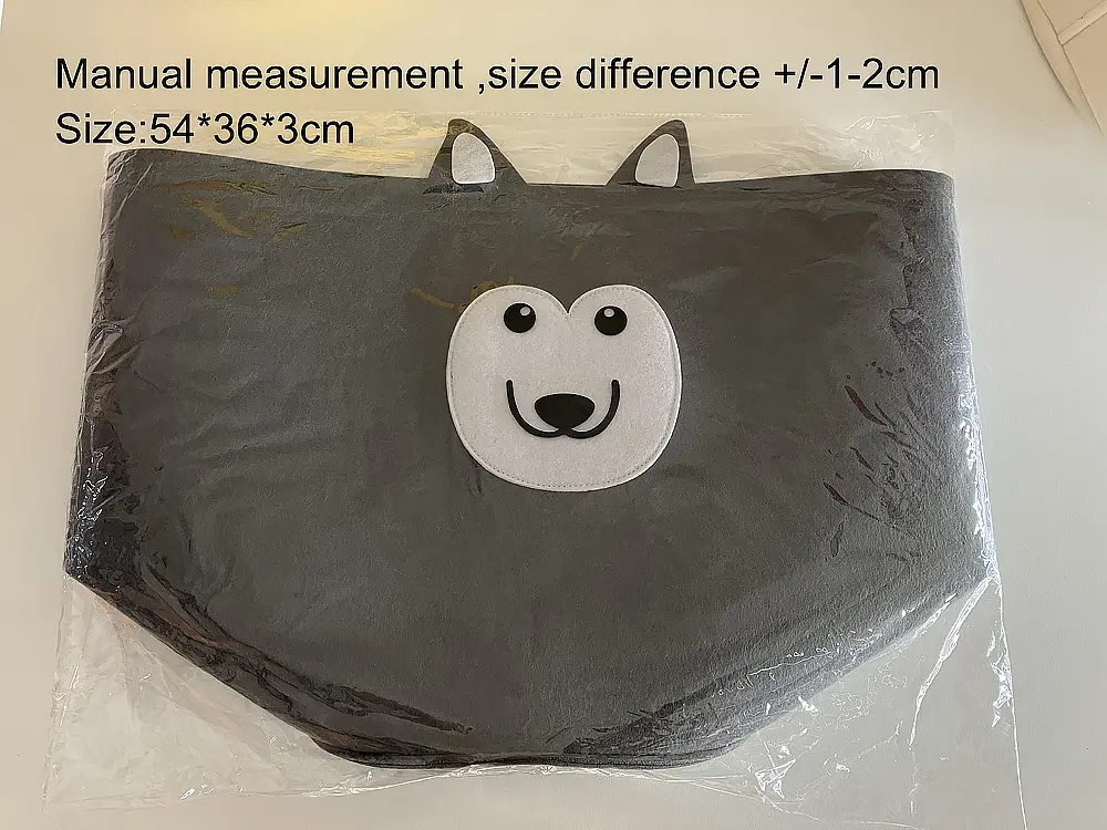 Felt storage basket packaging display