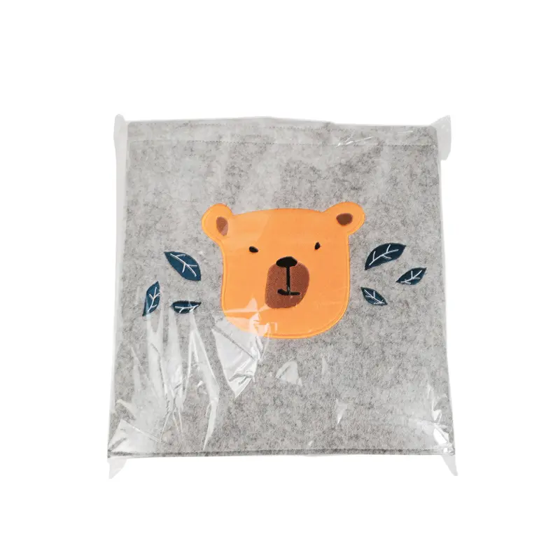Custom Cute Animal Design Foldable Felt Toy Storage Baskets Nursery Hamper Laundry Basket Factories, Pricelist
