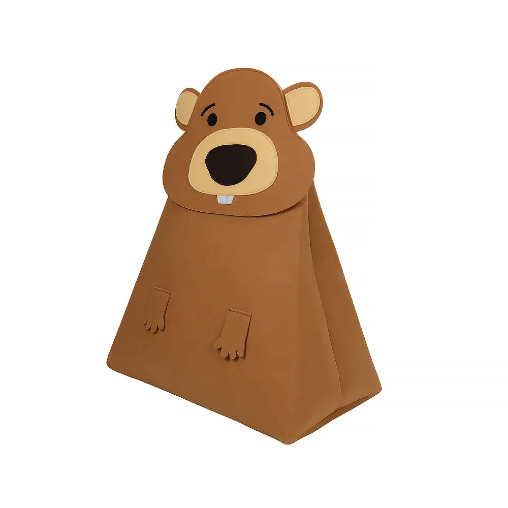 Wholesale Felt Animal Shape Storage Basket For Kids Toy