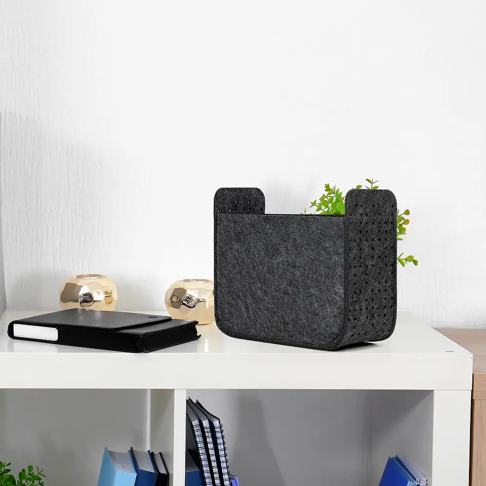 Discount Eco-friendly Felt Storage Basket with Large Capacity Felt Storage Basket Exporters, Pricelist