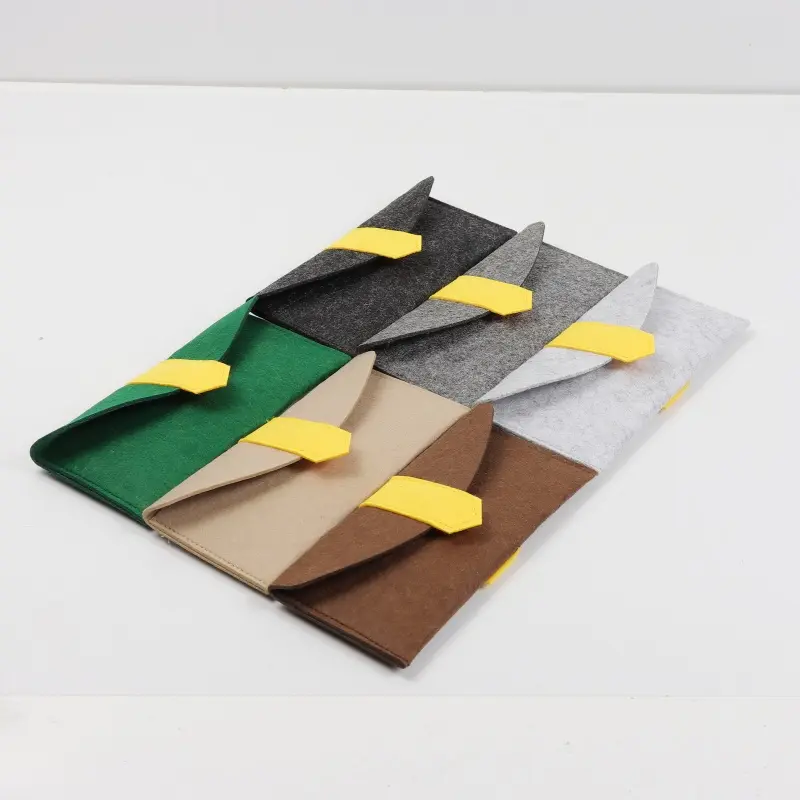 Custom Color Portable Sunglasses Pouch Mobile Phone Eyeglass Soft Pouch Bag Eyeglasses Felt Pouch Bag